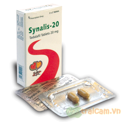 Hộp thuốc cương dương Synalis 20