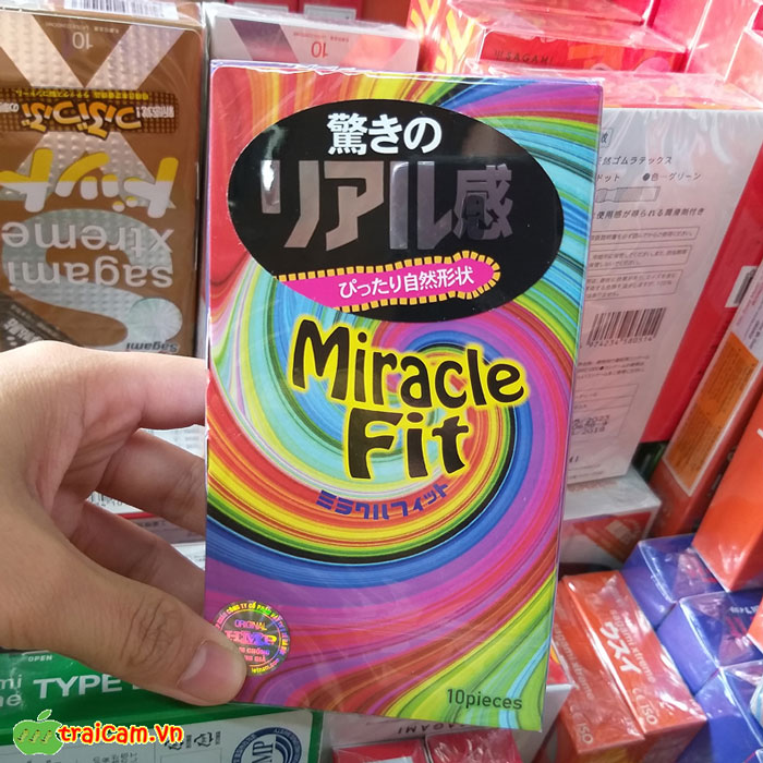 Bao cao su siêu mỏng Sagami Miracle Fit - Traicam.vn 2