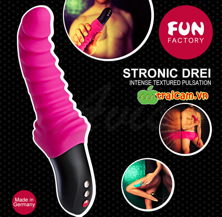 Đồ chơi tình dục đa khoái cảm kích thích âm đạo và hậu môn Fun Factory Stronic Drei kích thích mạnh 2