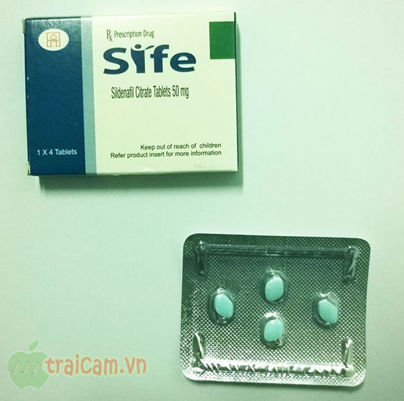 Thuốc Sife 50 mg giúp điều trị rối loạn chức năng cương dương