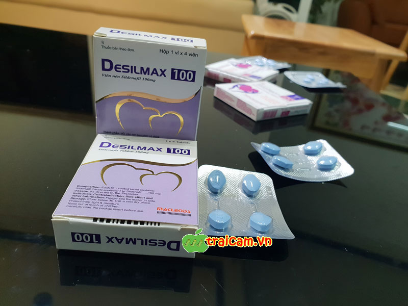 Thuốc trị rối loạn cương dương Desilmax 100 giúp nam giới kiểm soát khả năng cương dương 1
